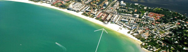 Location pointing to Sea Shell Condos